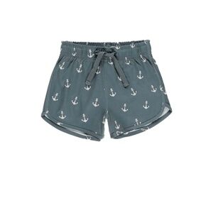Rylee + Cru Swim Trunks in Anchor Print 6-12M